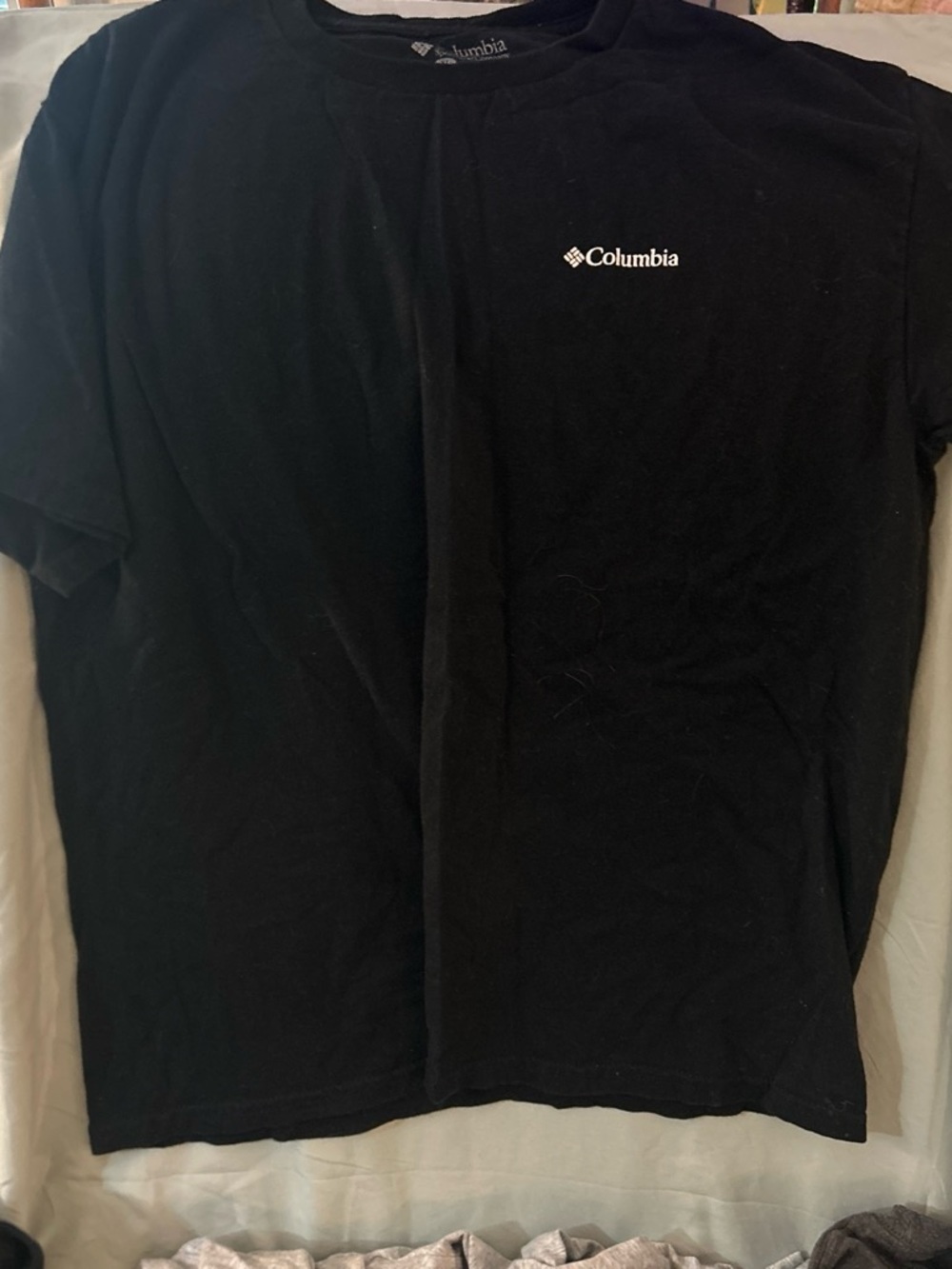 Columbia Black Short Sleeve Logo Tee